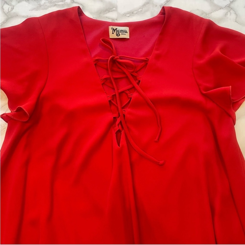 Show Me Your MuMu Kylie Lace Up Dress